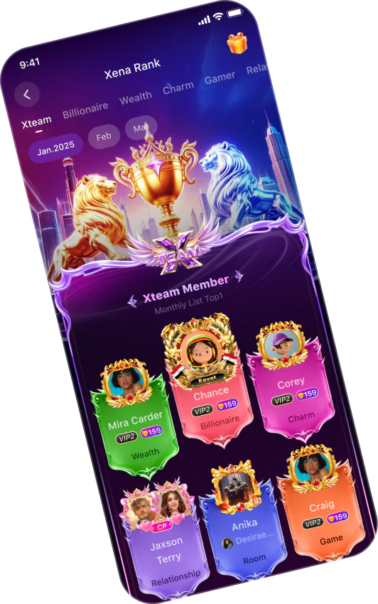 Xena app interface